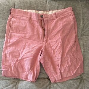 J. Crew Men's Pink Flat Front Shorts
